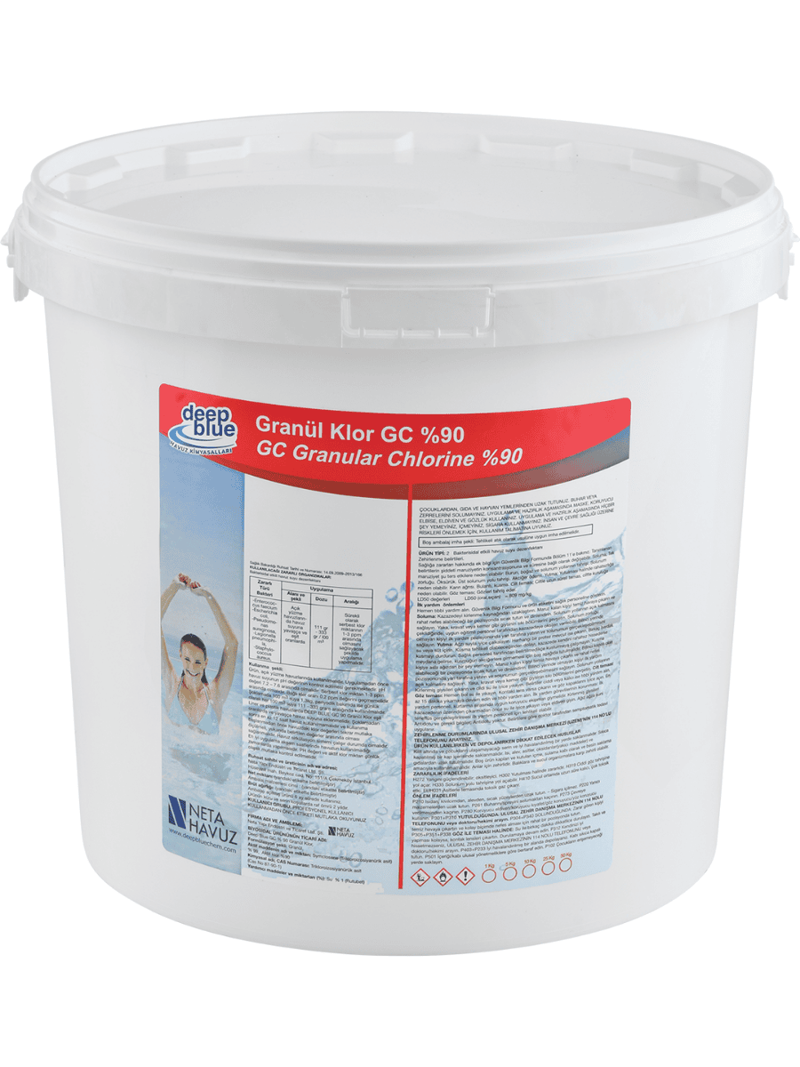 %90 Toz Granül Klor 25kg